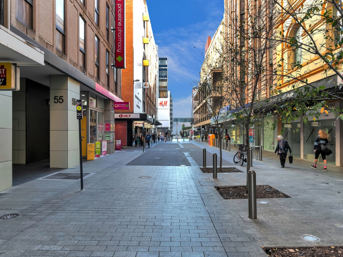 Streetscape near Gawler Place, off Rundle Mall, Adelaide